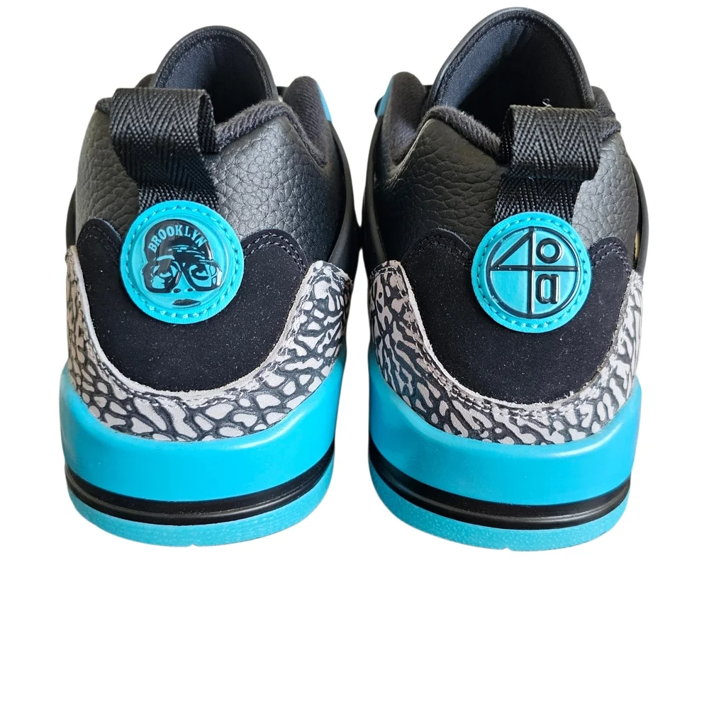 Jordan Spizike Low (Men's Size 11 US)Black/Wolf Grey/Gamma Blue